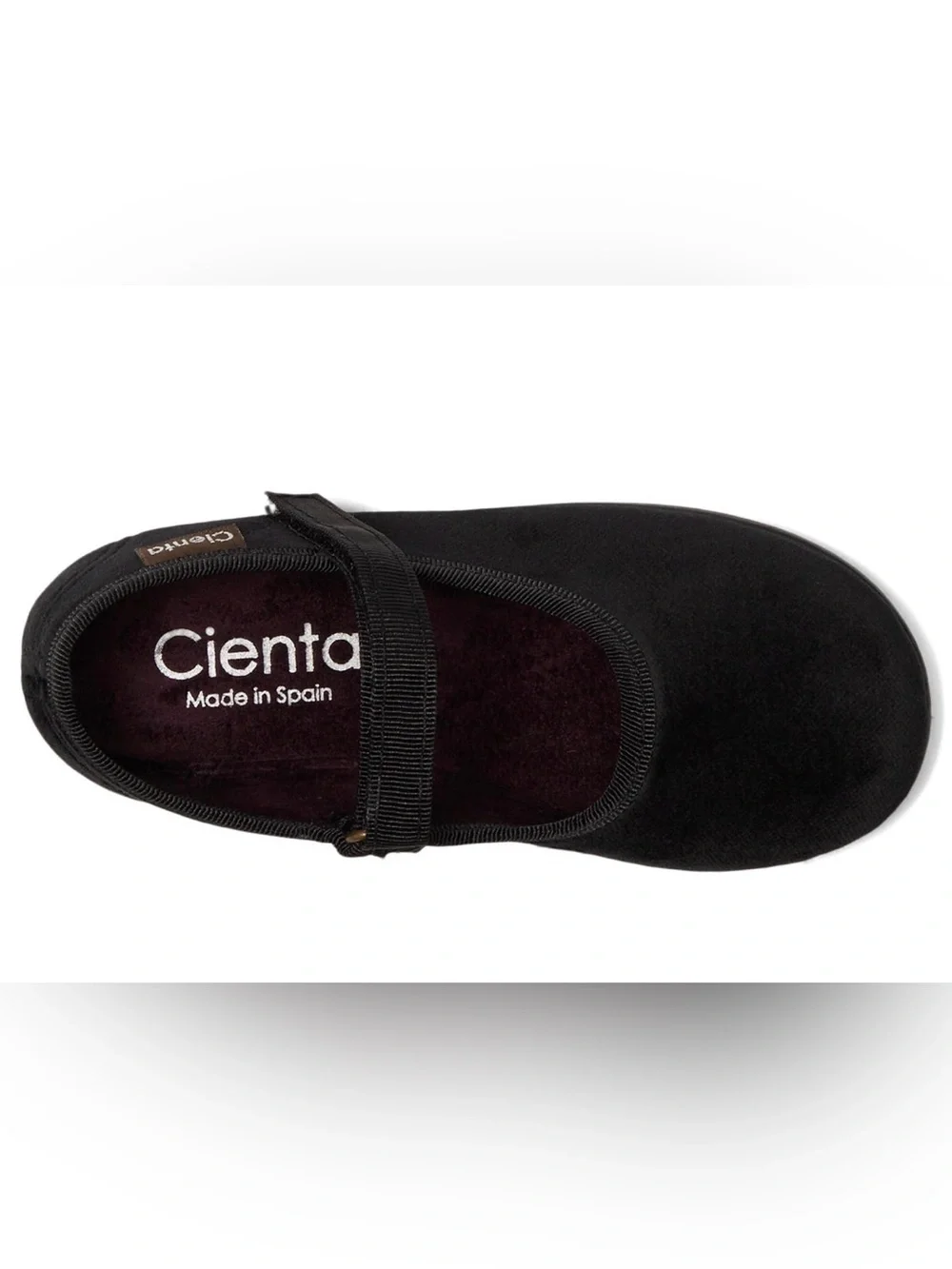Cienta Kids Black Velvet Mary Jane Flats size 27 (10)
